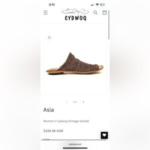 Cydwoq Asia BLUE Woven Sandals